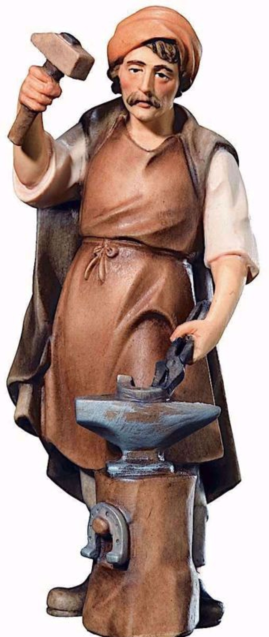 Dolfi Catalogo Fabbro Cm 6 (2,4 Inch) Presepe Raffaello Stile Classico Colori Ad Olio In Legno Val Gardena Wall Crucifixes