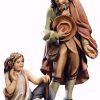 Dolfi Catalogo Pastore Con Ragazzo Cm 10 (3,9 Inch) Presepe Raffaello Stile Classico Colori Ad Olio In Legno Val Gardena Wall Crucifixes