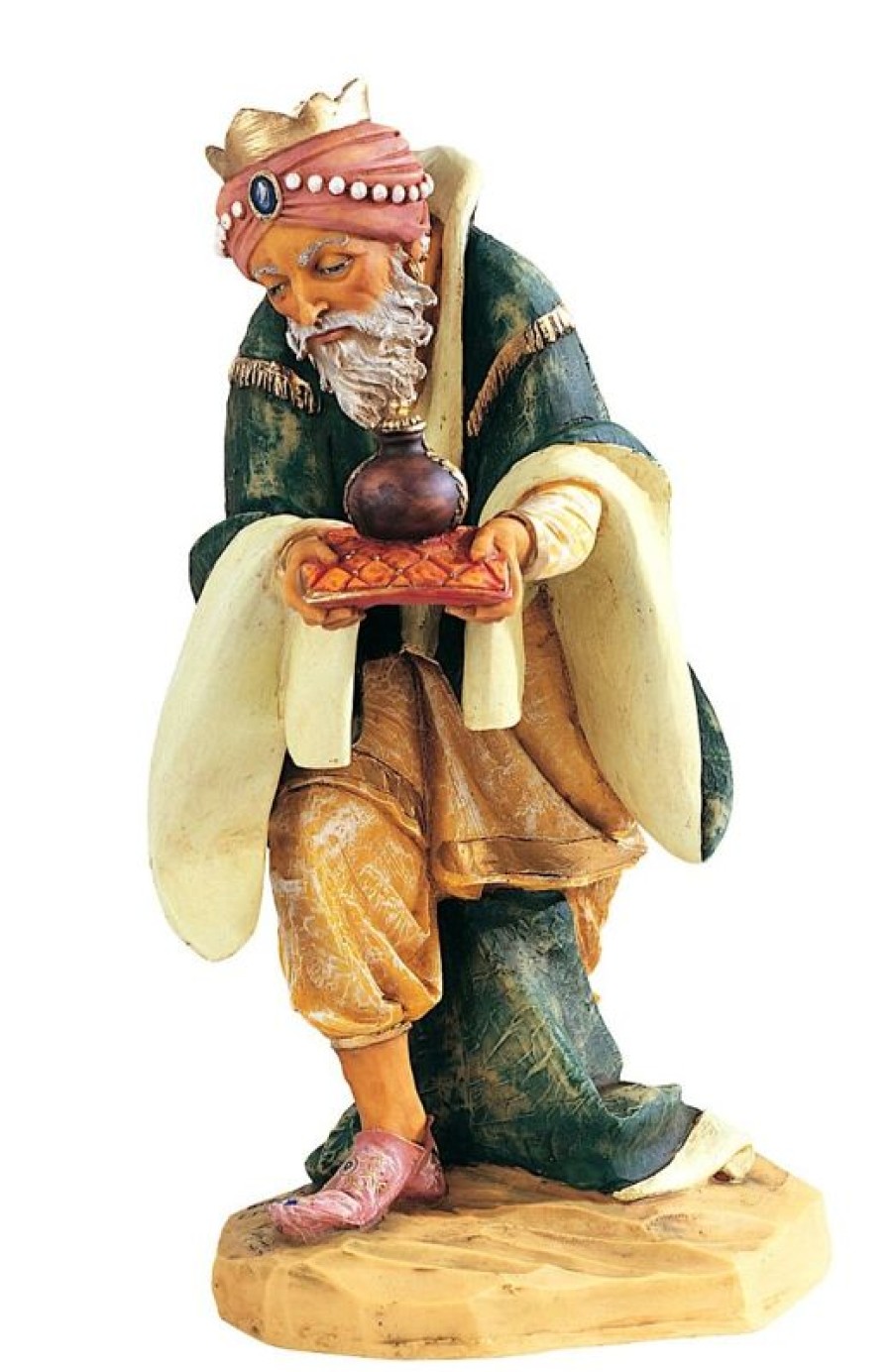 Fontanini Catalogo Gaspare Re Magio Mulatto A Piedi Cm 52 (20 Inch) Presepe Fontanini Statua Per Esterno In Resina Aggiungi Vernice Speciale Per Uso In Esterno Wooden Crosses