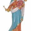 Euro Marchi Catalogo Madonna Maria Ausiliatrice Dei Cristiani Cm 25 (9,8 Inch) Statua Euromarchi In Plastica Pvc Per Esterno Religious & Catholic Necklaces