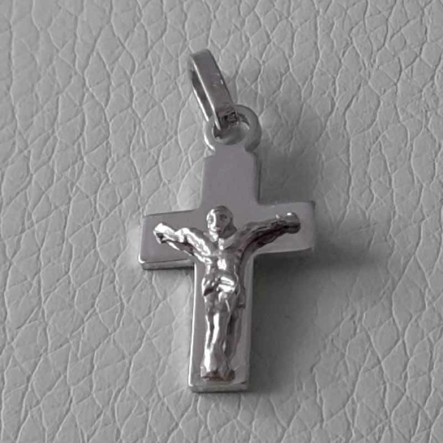 Vaticanum Gioielli in Argento Pendente Crocifisso Argento 925 Gr.1,90 Uni Donna Uomo First Communion