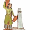 Moranduzzo Presepi Donna Alla Fontana Cm 3,5 (1,4 Inch) Presepe Landi Moranduzzo In Pvc Stile Napoletano Wall Crucifixes