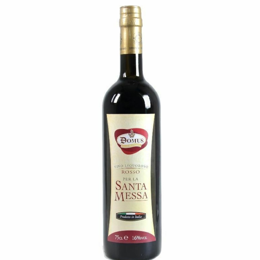 Ostificio Domus - Ostie e Particole Vino Da Messa Rosso Domus 75 Cl Mass Consumables