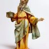 Pellegrini Catalogo Presepi Gaspare Re Magio Bianco Cm 11 (4,3 Inch) Presepe Pellegrini Effetto Porcellana Statua In Plastica Pvc Arabo Tradizionale Piccolo Per Interno Esterno Wooden Crosses