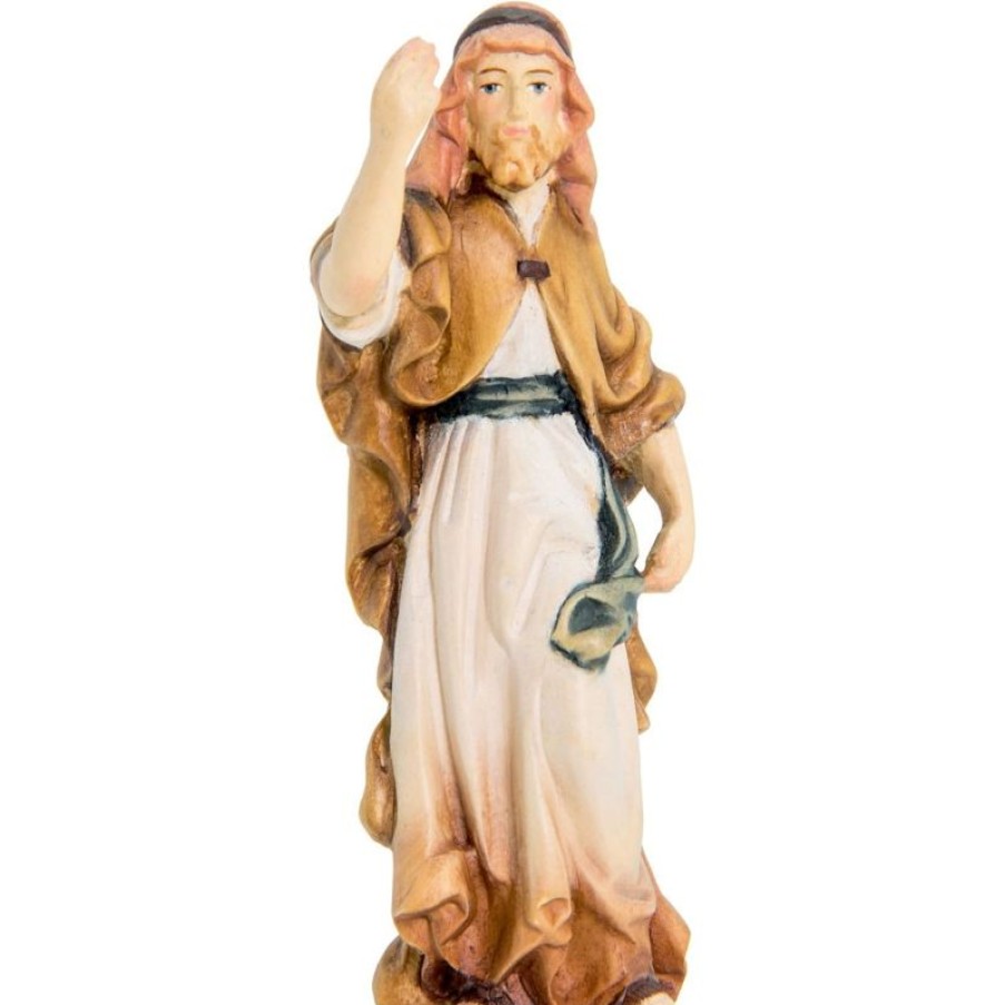 Dolfi Catalogo Cammelliere Cm 18 (7,1 Inch) Presepe Matteo Stile Orientale Colori Ad Olio In Legno Val Gardena Processional Crosses & Stands