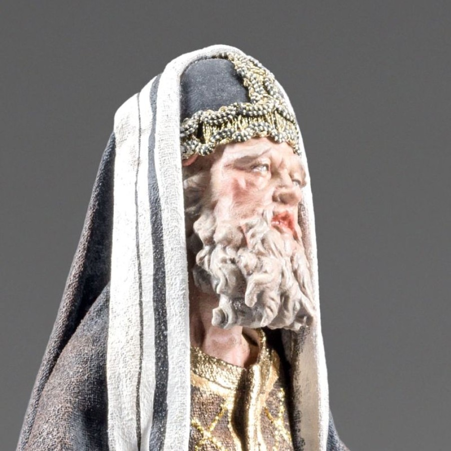 Original Heide Catalogo Sommo Sacerdote Sull\\\\\\\\'Asino 20 Cm (7,9 Inch) Presepe Vestito Immanuel Stile Orientale Statua In Legno Val Gardena Abiti In Stoffa Collectible Nativity Sets & 38 Sizes