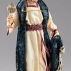 Original Heide Catalogo Gaspare Re Magio Bianco Cm 30 (11,8 Inch) Presepe Vestito Hannah Alpin Statua In Legno Val Gardena Abiti In Tessuto Blessed Virgin Mary Statues