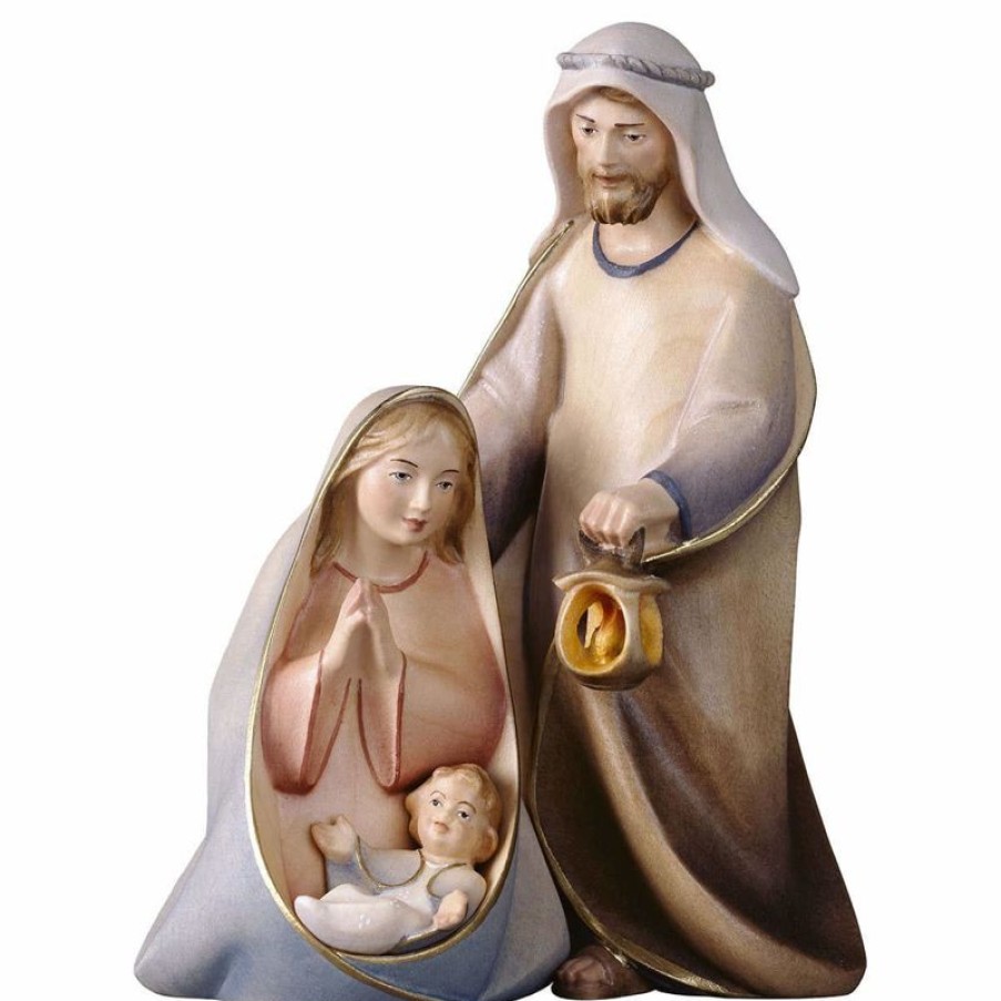 ULPE Wood Art Catalogo Sacra Famiglia 3 Pezzi Cm 12 (4,7 Inch) Presepe Cometa Dipinto A Mano Statue Artigianali In Legno Val Gardena Stile Arabo Tradizionale Blessed Virgin Mary Statues