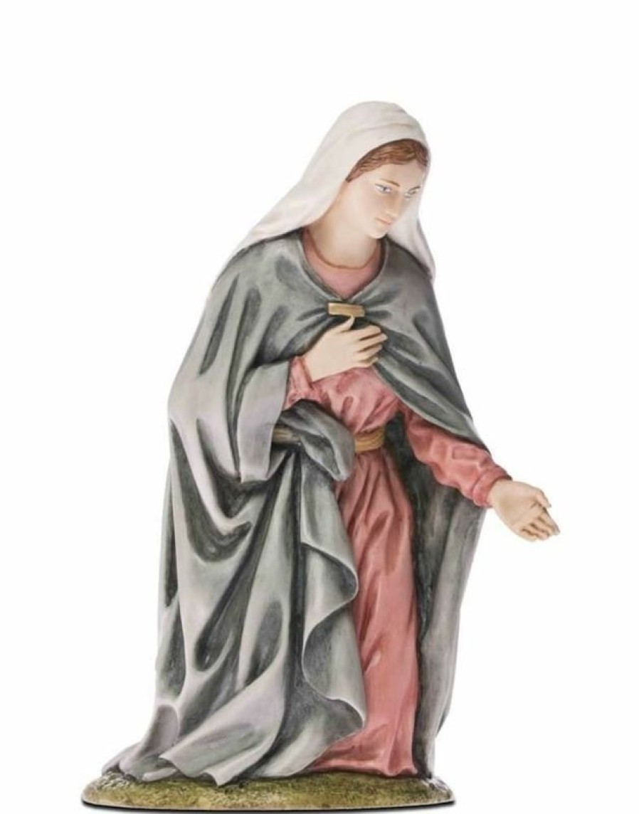 Casa d'Arte Lando Landi Madonna / Maria 18 Cm Presepe Lando Landi In Resina Per Esterno Angels Statues