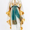 Fontanini Statue Sacre Madonna Di Lourdes Cm 110 (44 Inch) Statua Fontanini In Resina Per Esterno Dipinta A Mano Aggiungi Vernice Speciale Per Uso In Esterno Religious & Catholic Medals