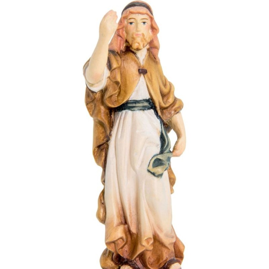 Dolfi Catalogo Cammelliere Cm 12 (4,7 Inch) Presepe Matteo Stile Orientale Colori Ad Olio In Legno Val Gardena Wall Crucifixes