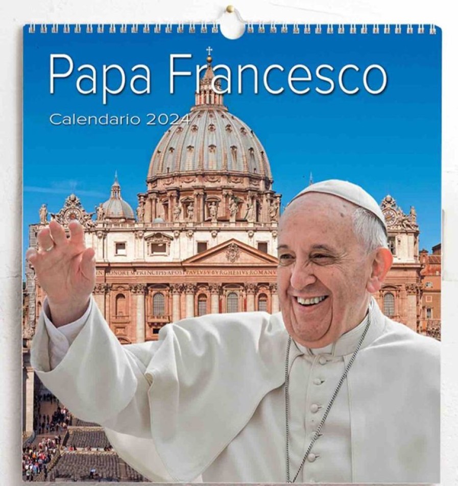 Editrice Millennium Calendario Da Muro 2024 Papa Francesco Basilica Di San Pietro Cm 31X33 16 Mesi Collectible Nativity Sets & 38 Sizes