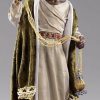 Original Heide Catalogo Baldassarre Re Magio Moro Cm 14 (5,5 Inch) Presepe Vestito Hannah Alpin Statua In Legno Val Gardena Abiti In Tessuto Wooden Crucifixes