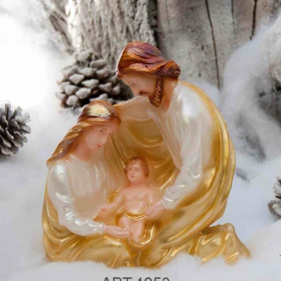 Antica Cereria Italiana - Ceri natalizi Candela Di Natale Presepe Abbraccio Collectible Nativity Sets & 38 Sizes