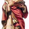 Dolfi Catalogo Gaspare Re Magio Bianco Cm 12 (4,7 Inch) Presepe Raffaello Stile Classico Colori Ad Olio In Legno Val Gardena Blessed Virgin Mary Statues