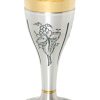 MAS Arredi sacri in Oro e Argento Calice Liturgico H. Cm 20 (7,9 Inch) Uva Ihs In Ottone Cesellato Da Altare Per Vino Da Messa Sacred Altar Vessels