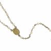 Vaticanum Gioielli in Oro Collana Girocollo Rosario Lunga Con Medaglia Madonna Miracolosa E Croce Gr 6 Oro Giallo 18Kt Con Perle Da Donna Baptism