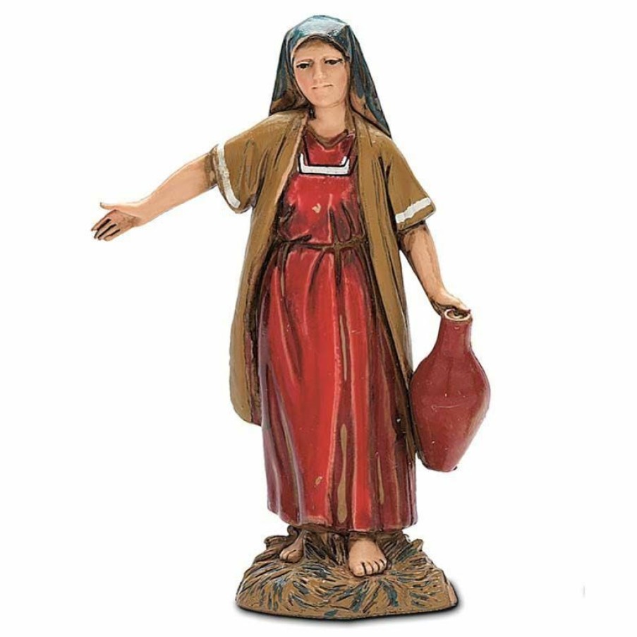 Moranduzzo Presepi Donna Con Anfora Cm 10 (3,9 Inch) Presepe Landi Moranduzzo In Pvc Stile Arabo Wall Crucifixes