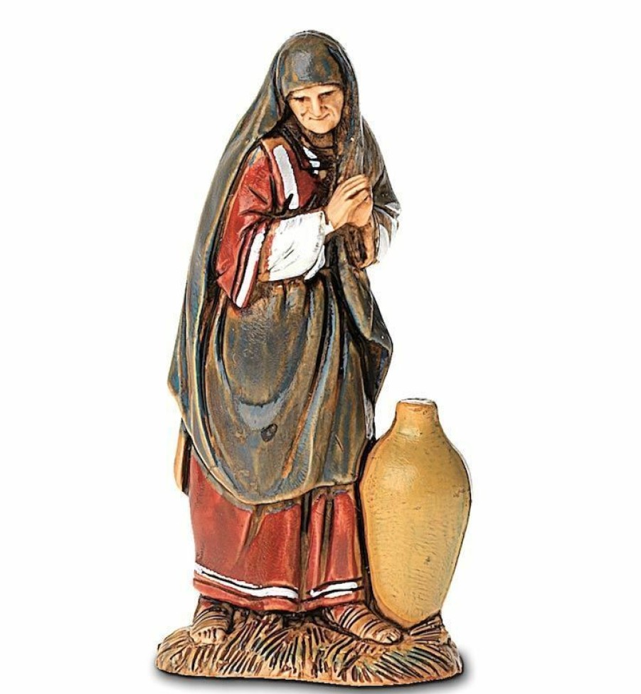 Moranduzzo Presepi Donna Con Anfora Cm 6,5 (2,6 Inch) Presepe Landi Moranduzzo In Pvc Stile Arabo Wall Crucifixes