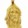 Vaticanum Gioielli in Oro Sacro Volto Di Gesu Cristo Medaglia Pendente Gr 15,7 Oro Giallo 18Kt Lastra Stampata A Rilievo Uni Donna Uomo Confirmation