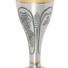 MAS Arredi sacri in Oro e Argento Calice Liturgico H. Cm 20 (7,9 Inch) Uva Ihs In Ottone Cesellato Da Altare Per Vino Da Messa Sacred Altar Vessels