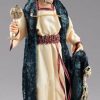 Original Heide Catalogo Gaspare Re Magio Bianco Cm 20 (7,9 Inch) Presepe Vestito Hannah Alpin Statua In Legno Val Gardena Abiti In Tessuto Wooden Crucifixes