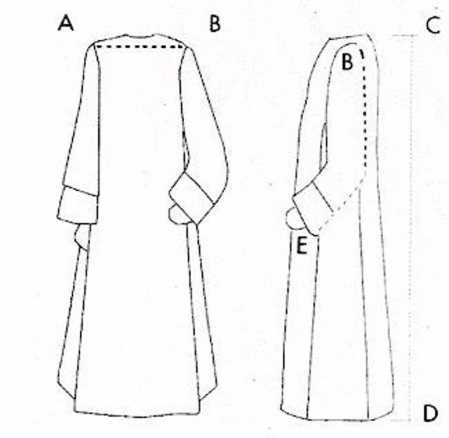 Confezioni e Ricami 1926 - Paramenti Sacri su Misura Su Misura Camicione Liturgico Collo Chiuso Ricamo E 2 Righe Macrame Croce Misto Cotone Catholic Priest & Liturgical Vestments