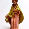 Pellegrini Catalogo Presepi Baldassarre Re Magio Moro Cm 10 (3,9 Inch) Presepe Pellegrini Tinto Legno Statua In Plastica Pvc Arabo Tradizionale Piccolo Per Interno Esterno Wooden Crucifixes