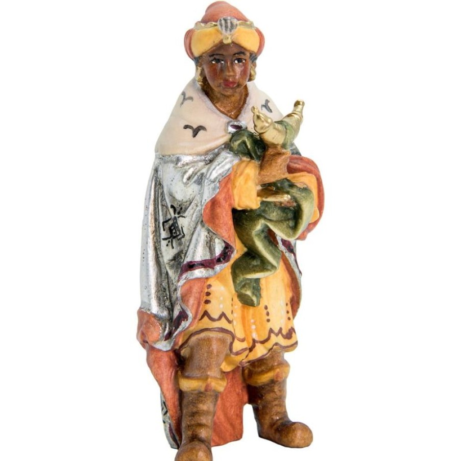 Dolfi Catalogo Baldassarre Re Magio Moro In Piedi Cm 10 (3,9 Inch) Presepe Matteo Stile Orientale Colori Ad Olio In Legno Val Gardena Archangel Statues & Figurines