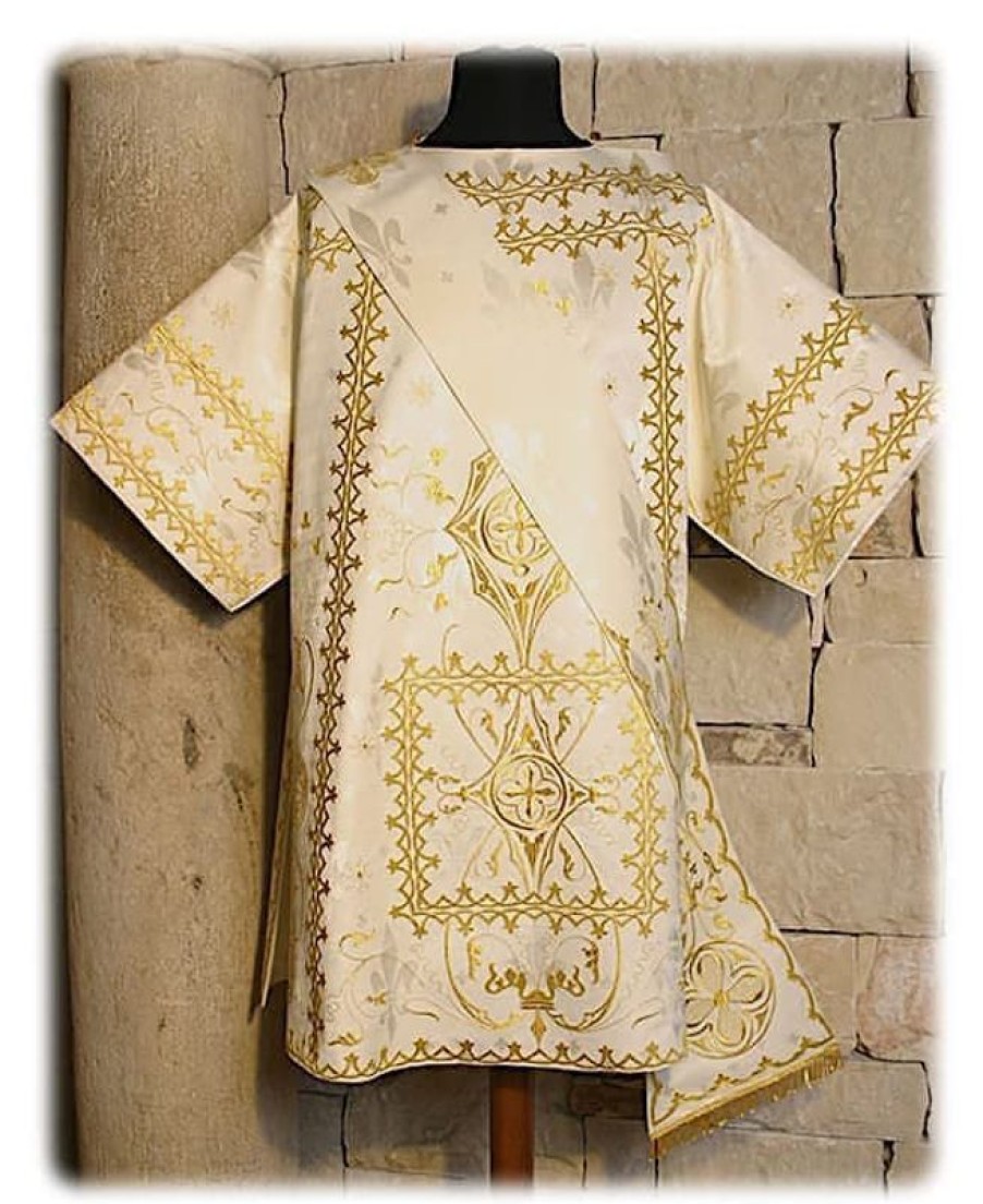 Confezioni e Ricami 1926 - Paramenti Sacri su Misura Tunicella Ricamo Diretto Lana Catholic Priest & Liturgical Vestments