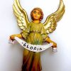 Pellegrini Catalogo Presepi Angelo Gloria Cm 12 (4,7 Inch) Presepe Pellegrini Tinto Legno Statua In Plastica Pvc Arabo Tradizionale Piccolo Per Interno Esterno Wooden Crucifixes