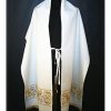 Confezioni e Ricami 1926 - Paramenti Sacri su Misura Velo Omerale Ricamo Geometrico Frangia Tela Vaticana Catholic Priest & Liturgical Vestments