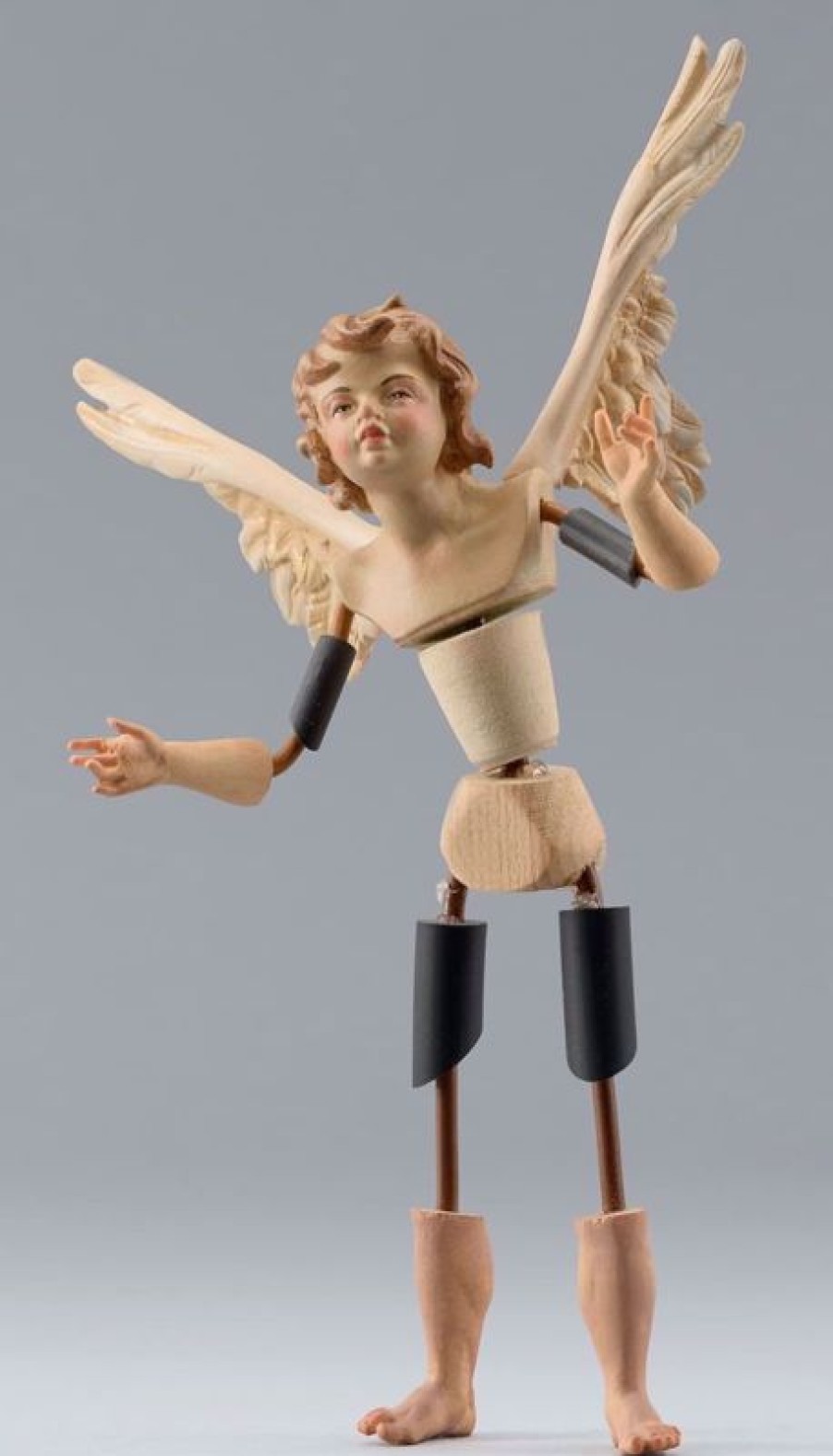 Omobono - Presepe da vestire Angelo Cod.15 Cm 20 (7,9 Inch) Presepe Da Vestire Omobono In Legno E Rame Angels Statues