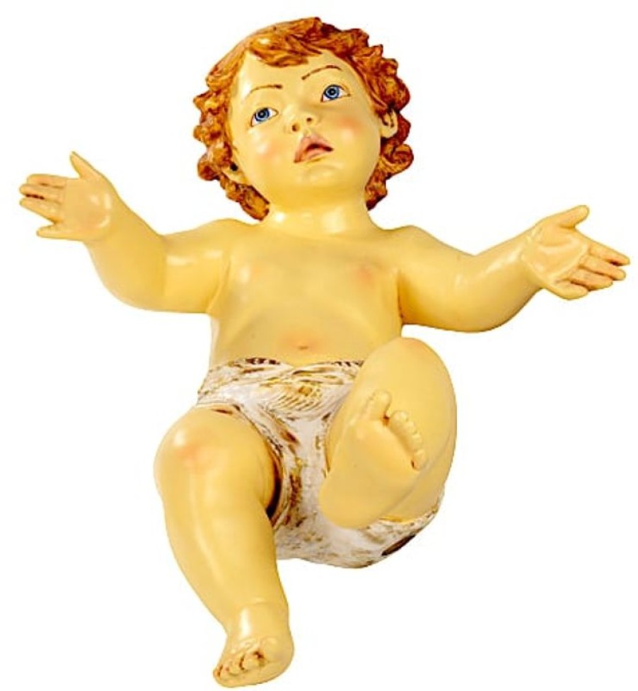 Fontanini Catalogo Gesu Bambino A Braccia Aperte Cm 180 (70 Inch) Presepe Fontanini Statua Per Esterno In Resina Dipinta A Mano Aggiungi Vernice Speciale Per Uso In Esterno Wooden Crucifixes