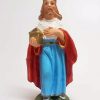 Pellegrini Catalogo Presepi Gaspare Re Magio Bianco Cm 10 (3,9 Inch) Presepe Pellegrini Colorato Statua In Plastica Pvc Arabo Tradizionale Piccolo Per Interno Esterno Wooden Crosses