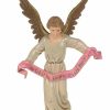 Moranduzzo Presepi Angelo Gloria Cm 12 (4,7 Inch) Presepe Landi Moranduzzo Statua In Plastica Pvc Stile Napoletano Wooden Crucifixes