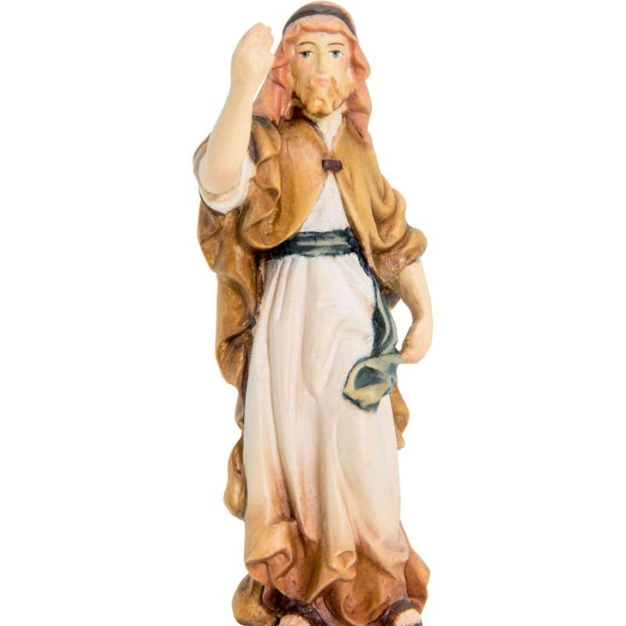 Dolfi Catalogo Cammelliere Cm 10 (3,9 Inch) Presepe Matteo Stile Orientale Colori Ad Olio In Legno Val Gardena Processional Crosses & Stands