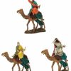 Moranduzzo Presepi Re Magi Su Cammello Cm 12 (4,7 Inch) Presepe Landi Moranduzzo Statua In Plastica Pvc Stile Napoletano Processional Crosses & Stands