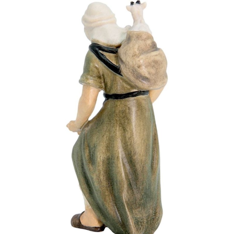 Dolfi Catalogo Pastore Cm 10 (3,9 Inch) Presepe Matteo Stile Orientale Colori Ad Olio In Legno Val Gardena Wall Crucifixes