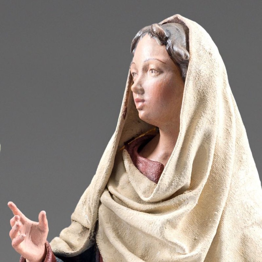 Original Heide Catalogo Visitazione Della Vergine Maria A Elisabetta 20 Cm (7,9 Inch) Presepe Vestito Immanuel Stile Orientale Statue In Legno Val Gardena Abiti In Stoffa Collectible Nativity Sets & 38 Sizes