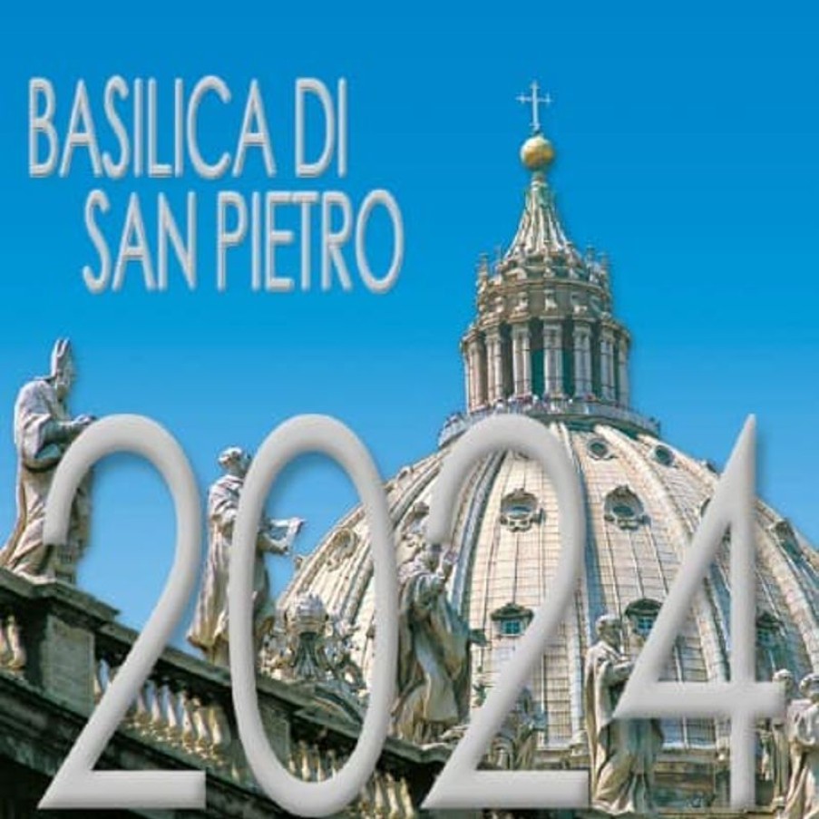 ATS Italia Editrice Basilica Di San Pietro Roma Vaticano Calendario Da Tavolo 2024 Cm 8X8 Collectible Nativity Sets & 38 Sizes