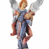 Fontanini Catalogo Angelo In Piedi Cm 125 (50 Inch) Presepe Fontanini Statua Per Esterno In Resina Dipinta A Mano Aggiungi Vernice Speciale Per Uso In Esterno Wooden Crucifixes