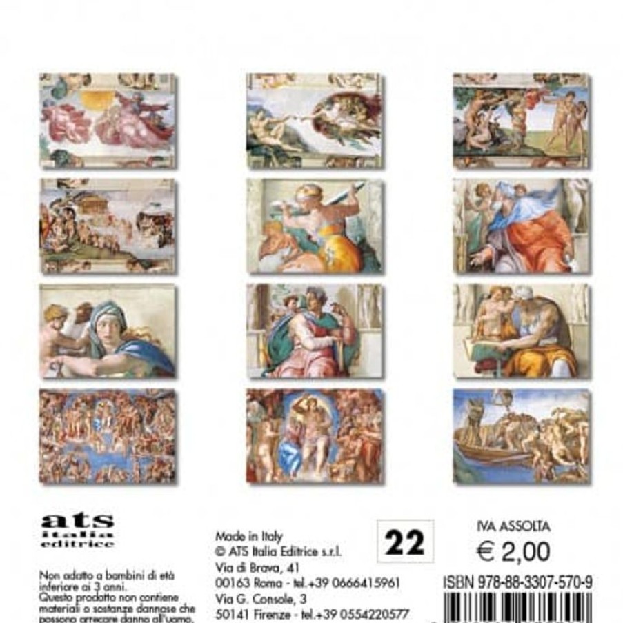 ATS Italia Editrice Cappella Sistina Calendario Da Tavolo 2024 Cm 8X8 Collectible Nativity Sets & 38 Sizes