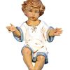 Fontanini Catalogo Gesu Bambino Cm 52 (20 Inch) Presepe Fontanini Statua Per Esterno In Resina Dipinta A Mano Aggiungi Vernice Speciale Per Uso In Esterno Wall Crucifixes