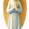 Dolfi Catalogo Angelo Gloria Cm 8 (3,1 Inch) Presepe Leonardo Stile Arabo Tradizionale Colori Ad Olio In Legno Val Gardena Blessed Virgin Mary Statues