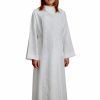 Sartoria Ecclesiastica Italiana - Paramenti Sacri Su Misura - Abito Tunica Prima Comunione Bambina Con Scapolare Macrame Poliestere First Communion