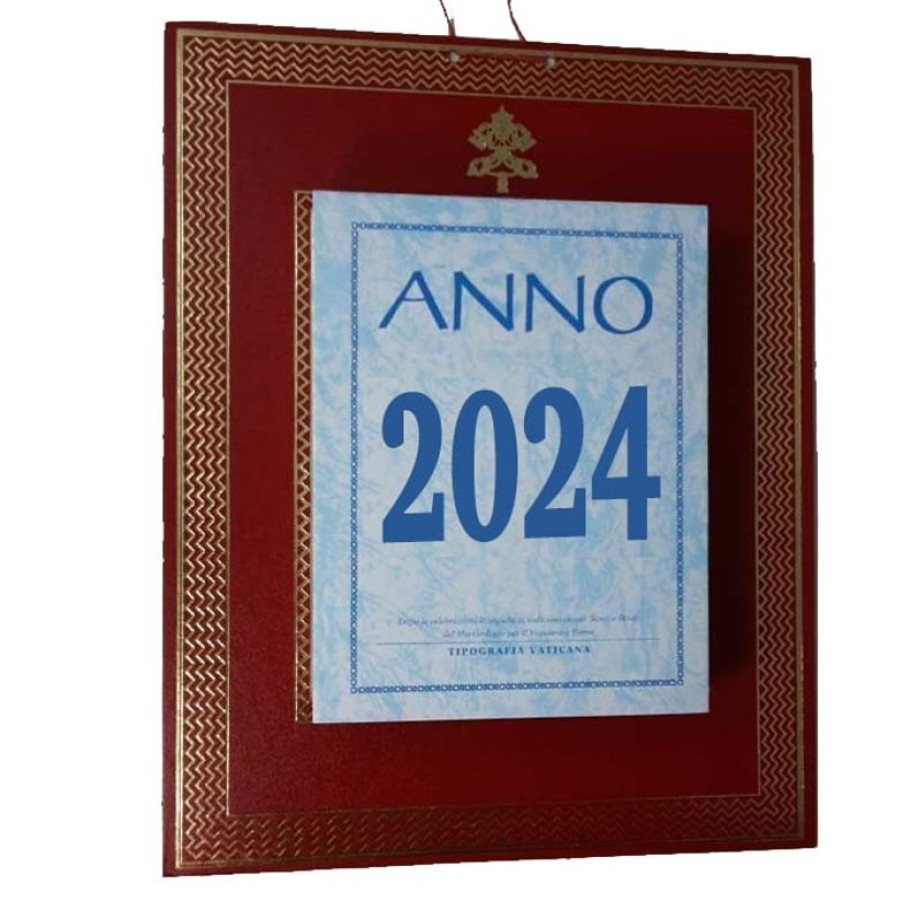 Tipografia Vaticana - Calendario Vaticano 2024 Calendario Diario En Bloque 2024 Paginas Arrancables Tipografia Vaticana Collectible Nativity Sets & 38 Sizes