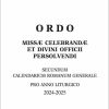 Libreria Editrice Vaticana - Catalogo e Novità Ordo Missae Celebrandae Et Divini Officii Persolvendi 2024-2025 Books In Latin & Catalog