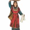 Moranduzzo Presepi Donna Con Cesta Cm 10 (3,9 Inch) Presepe Landi Moranduzzo In Pvc Stile Arabo Wall Crucifixes