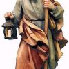 Dolfi Catalogo San Giuseppe Cm 8 (3,1 Inch) Presepe Raffaello Stile Classico Colori Ad Olio In Legno Val Gardena Blessed Virgin Mary Statues